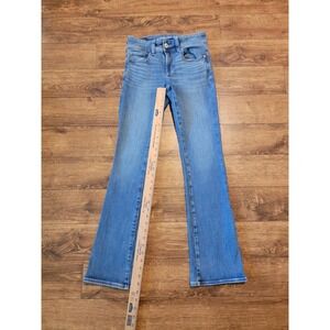American Eagle Next Level Stretch Kick Boot Blue Jeans Women's Size 0
